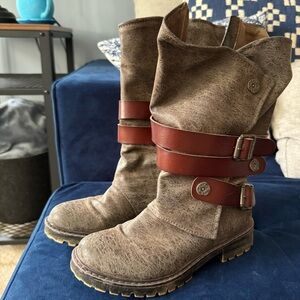 Blowfish “Rider” fall boots. Chocolate brown. 6M
